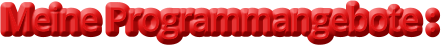 Meine Programmangebote :